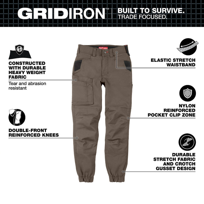 MILWAUKEE Women's GRIDIRON™ Double Knee Jogger Pants