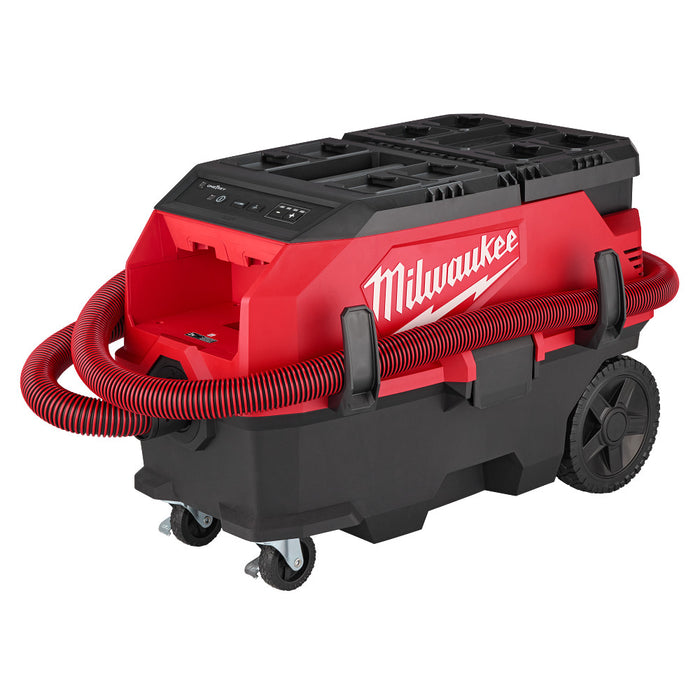 MILWAUKEE 0888-20 M18 FUEL™ 9 Gallon Dual Battery Dust Extractor w/ PACKOUT™ Compatibility and VACLINK™