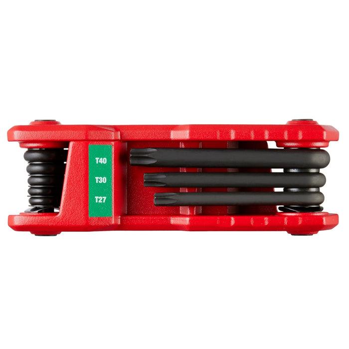 MILWAUKEE 8-Key Folding Hex Key Set - Torx