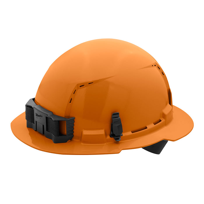 MILWAUKEE BOLT™ Full Brim Hard Hat w/ 4PT Ratcheting Suspension (USA) - Type 1