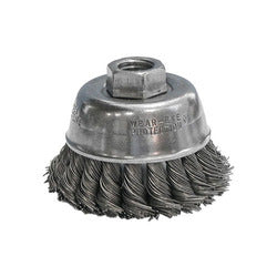 Camel Grinding Wheel Wire Cup Wheel, 4" Twisted w/ 5/8-11 Arbor