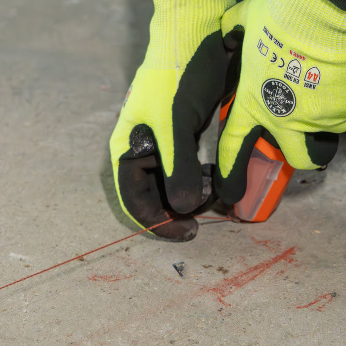 KLEIN TOOLS Auto-Retracting Chalk Line w/ Red Chalk