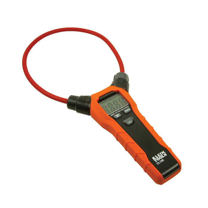 KLEIN TOOLS Clamp Meter, Digital AC Electrical Tester w/ 18" Flexible Clamp
