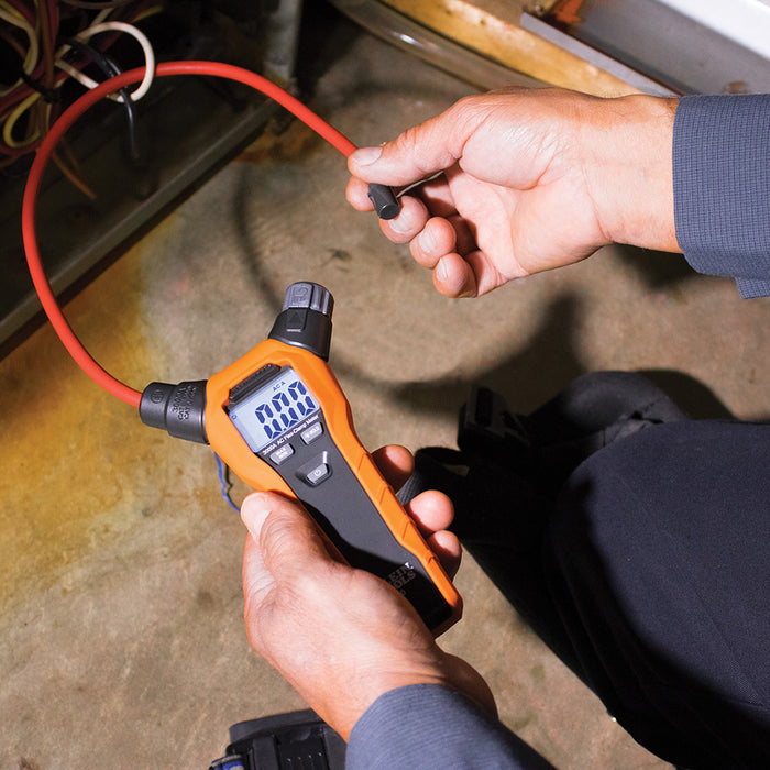 KLEIN TOOLS Clamp Meter, Digital AC Electrical Tester w/ 18" Flexible Clamp