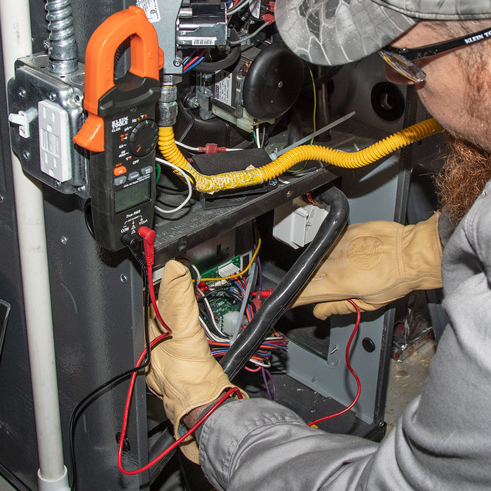 KLEIN TOOLS HVAC Digital Clamp Meter, AC Auto-Ranging 400 Amp