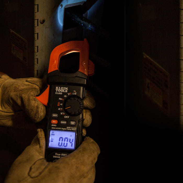 KLEIN TOOLS Digital Clamp Meter, AC Auto-Range TRMS, Low Impedance (LoZ), Auto Off