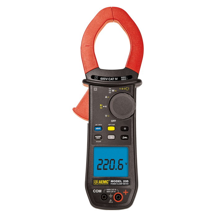 AEMC 2139.40 Power Clamp-on Meter Model 205