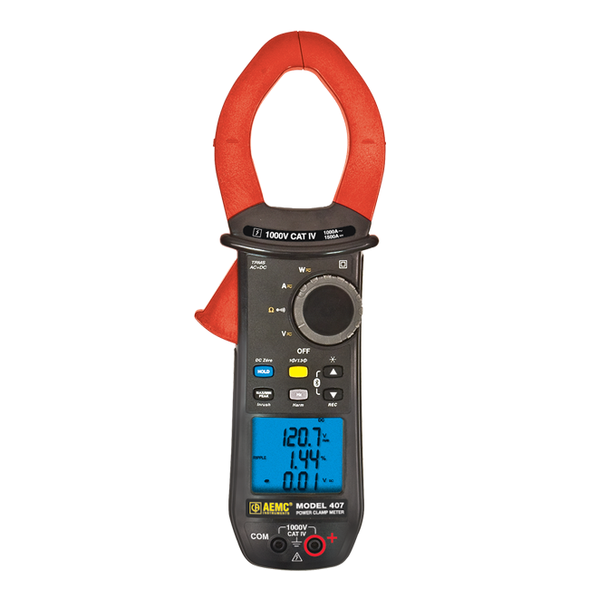 AEMC 2139.51 Power Clamp-on Meter Model 407