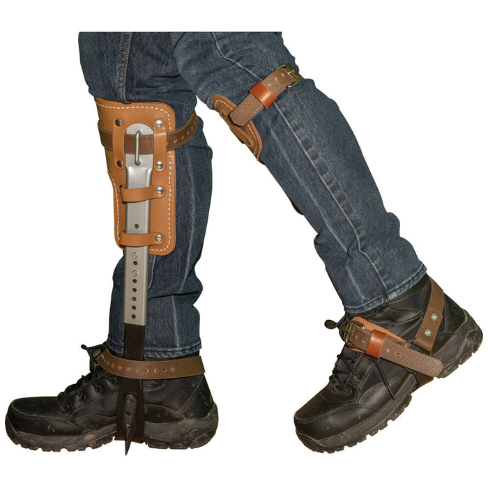 KLEIN TOOLS Pole Climbers with 1-9/16-Inch Gaffs, Complete Set