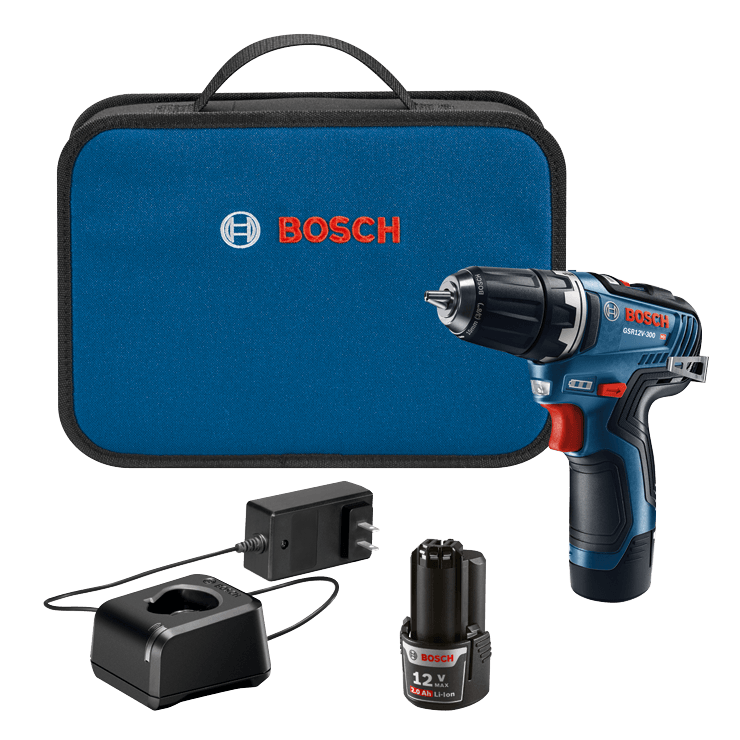 BOSCH 12V MAX EC Brushless 3/8" Drill/Driver Kit