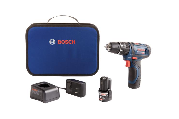 BOSCH 12V MAX 3/8" Hammer Drill/Driver Kit