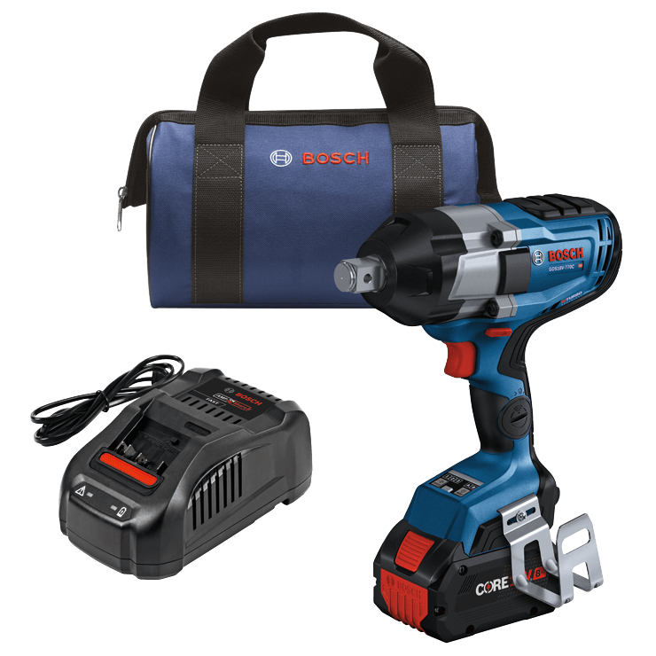 BOSCH PROFACTOR™ 18V Connected 3/4" Impact Wrench w/ Friction Ring & Thru-Hole Kit