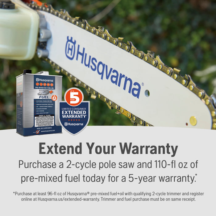 Husqvarna 122LKP Polesaw, 21.7-cc 2-cycle Attachment Capable