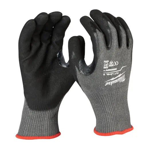 MILWAUKEE Cut Level 5 Nitrile Dipped Gloves