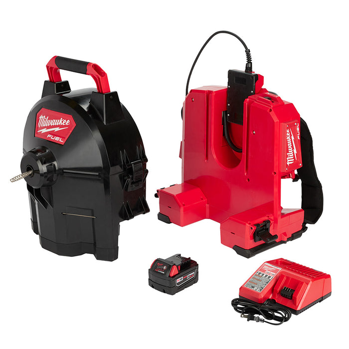 MILWAUKEE M18 FUEL™ SWITCH PACK™ Kit de máquina de tambor seccional con cable de 5/16”