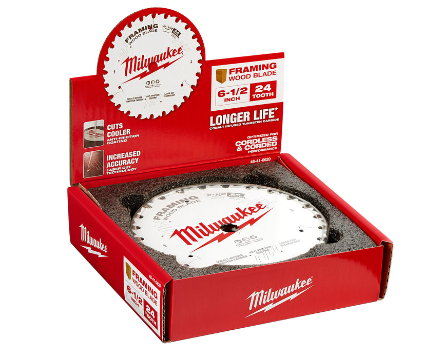 Milwaukee Tools 6-1/2 in. Circ Saw Blds-Blk10 48-41-0620