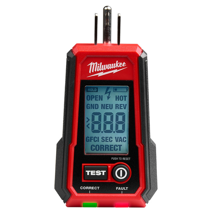 MILWAUKEE Digital GFCI Receptacle Tester