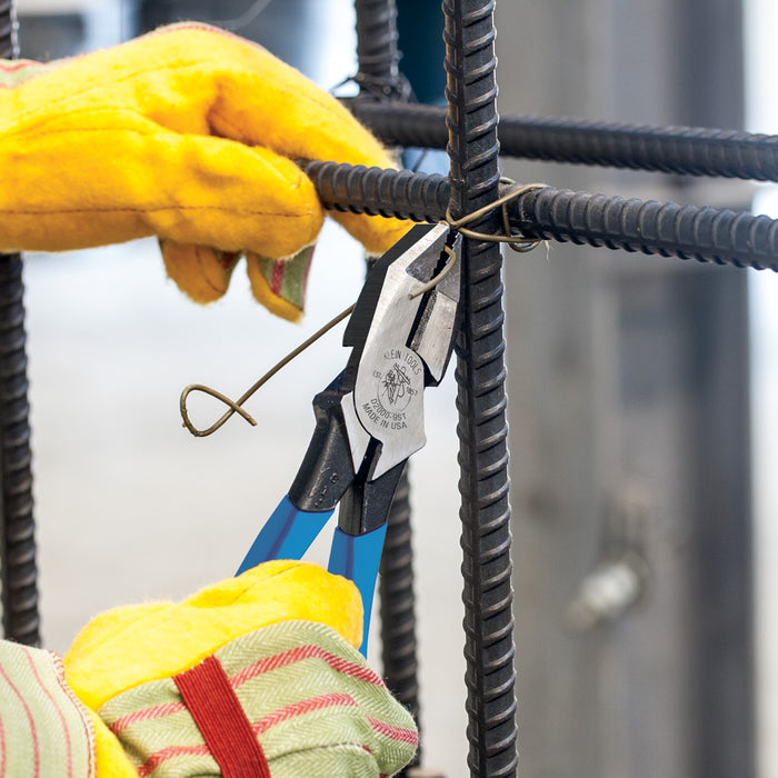 KLEIN TOOLS 9" Heavy-Duty Spring Loaded Square Nose Ironworker's Pliers