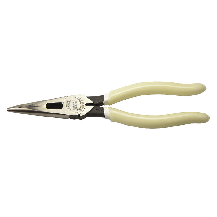 KLEIN TOOLS 8" High-Visibility Needle Nose Side-Cutter Pliers