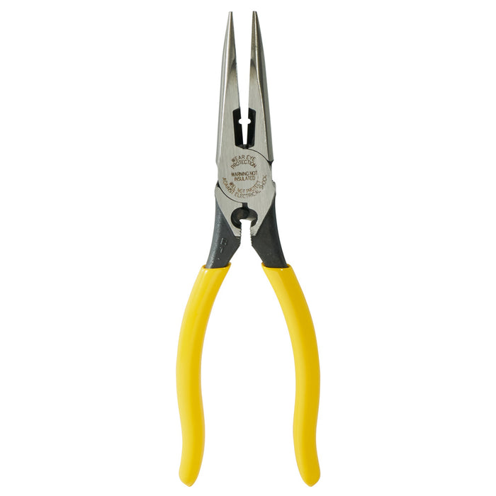 KLEIN TOOLS 8" Long Nose Side Cutting, Stripping, & Crimping Pliers