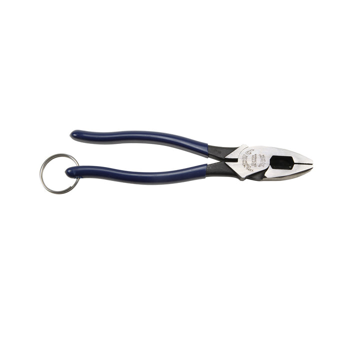 KLEIN TOOLS High-Leverage Side Cutter Pliers w/ Tether Ring