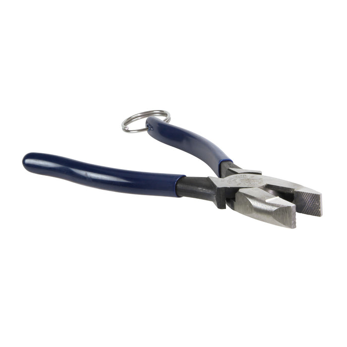 KLEIN TOOLS High-Leverage Side Cutter Pliers w/ Tether Ring