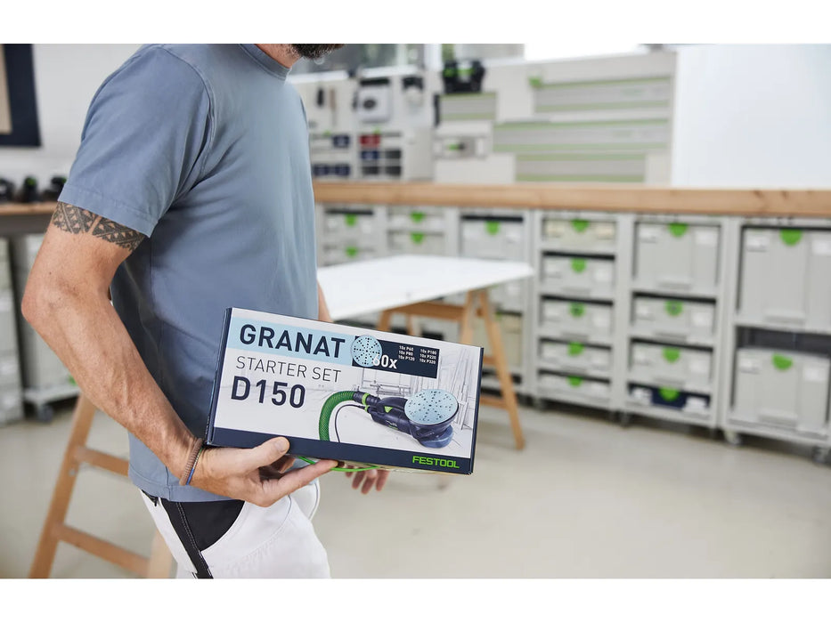 FESTOOL Grit Abrasives Granat D150 GR-Set