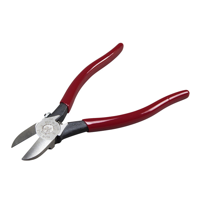 KLEIN TOOLS 7" Plastic Cutting Spring-Loaded Diagonal Cutting Pliers