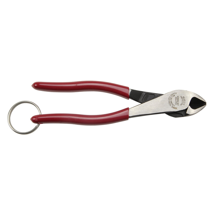 KLEIN TOOLS 8" High-Leverage Diagonal Cutting Pliers w/ Tether Ring
