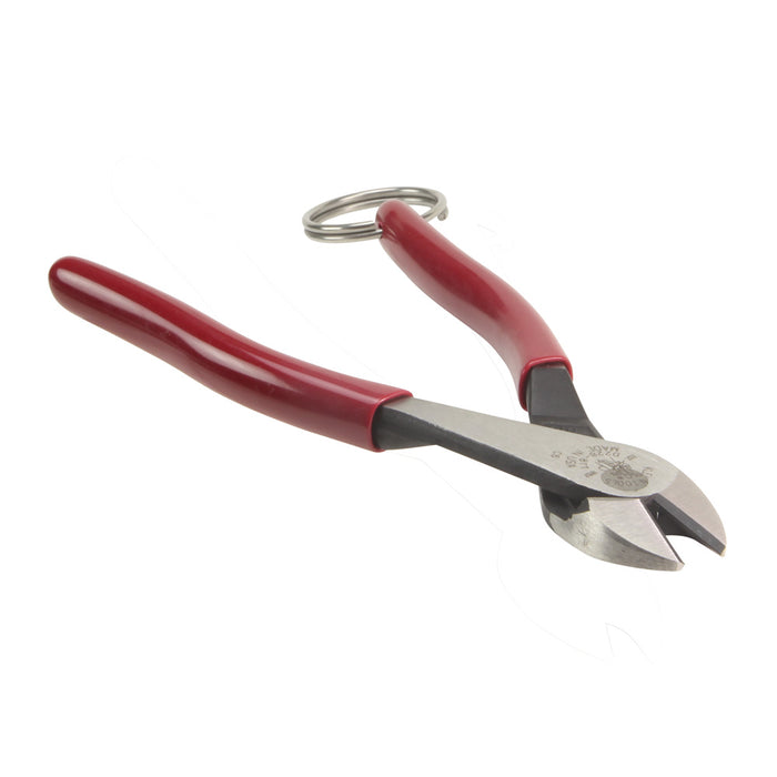 KLEIN TOOLS 8" High-Leverage Diagonal Cutting Pliers w/ Tether Ring
