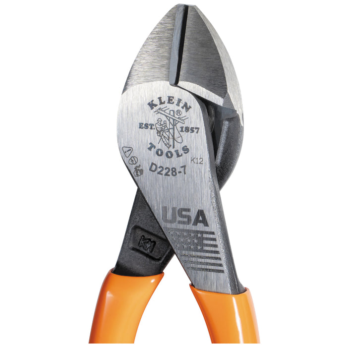 KLEIN TOOLS 7" High-Leverage Diagonal Cutting Pliers