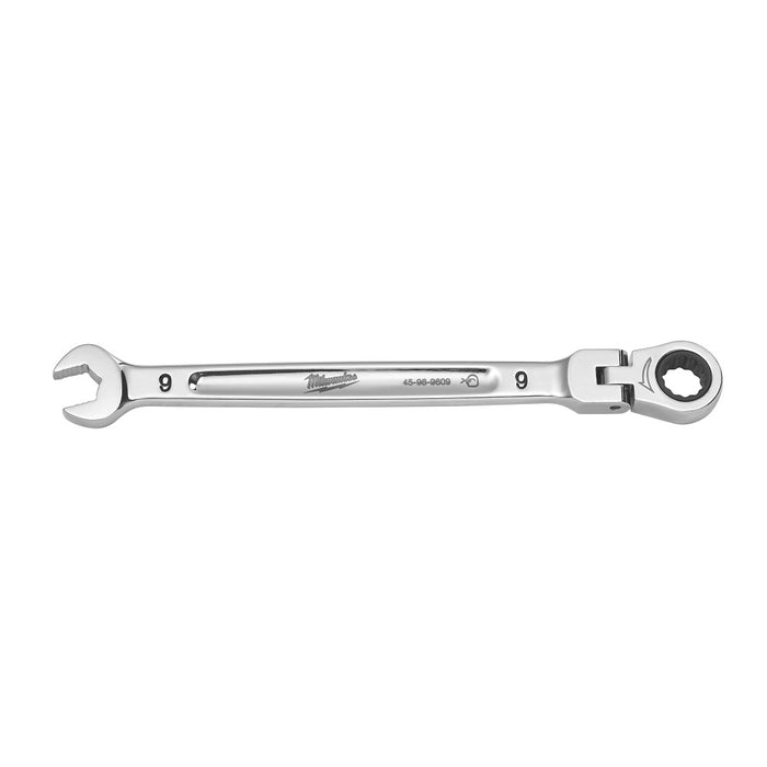 MILWAUKEE Flex Head Ratcheting Combination Wrench - Metric