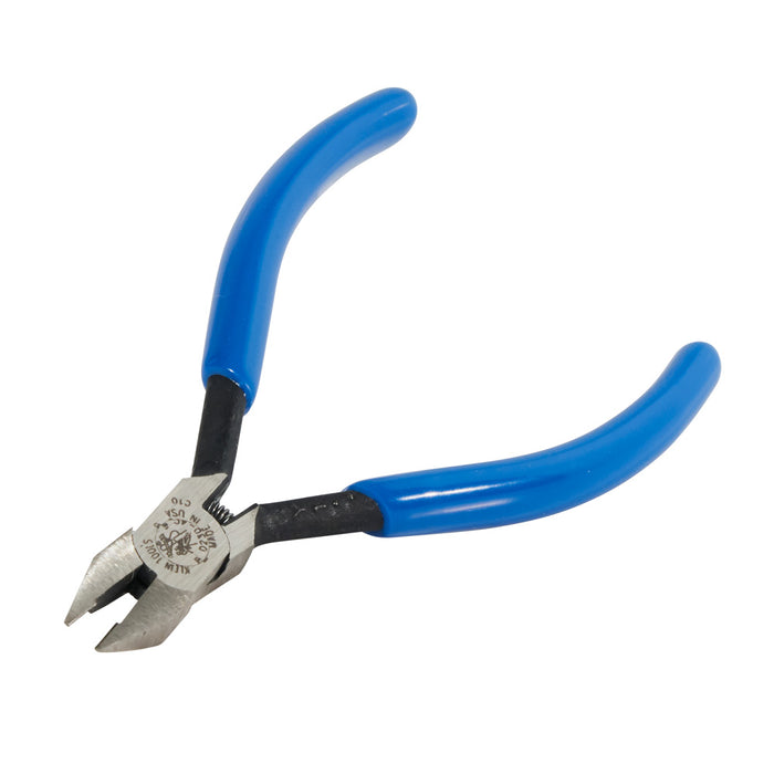 KLEIN TOOLS 4" Electronics Nickel Ribbon Wire Cutter Diagonal Cutting Pliers