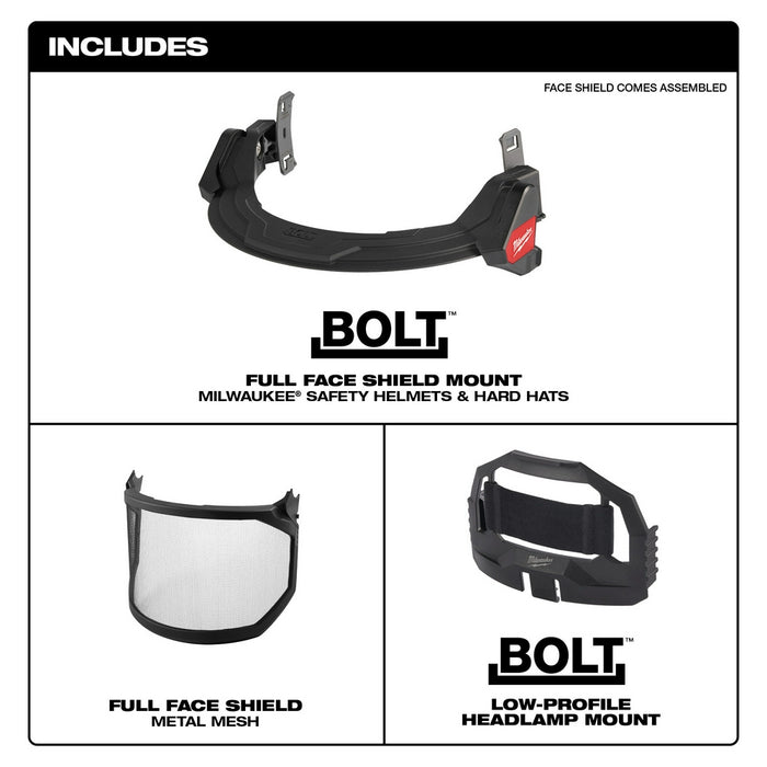 MILWAUKEE BOLT™ Mesh Full Face Shield
