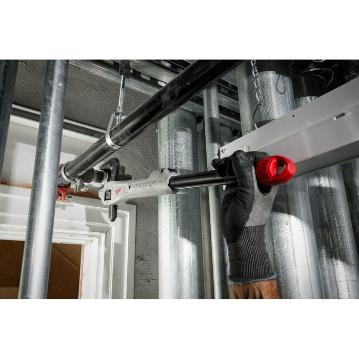 MILWAUKEE CHEATER Aluminum Offset Adaptable Pipe Wrench