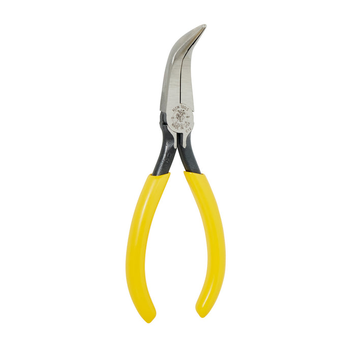 KLEIN TOOLS 6-1/2" Curved Long Needle Nose Pliers