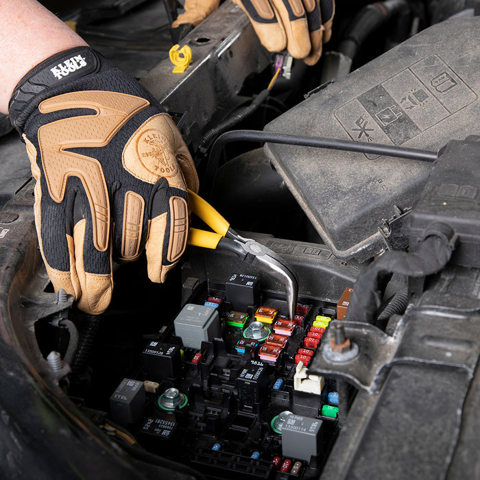 KLEIN TOOLS 6-1/2" Curved Long Needle Nose Pliers