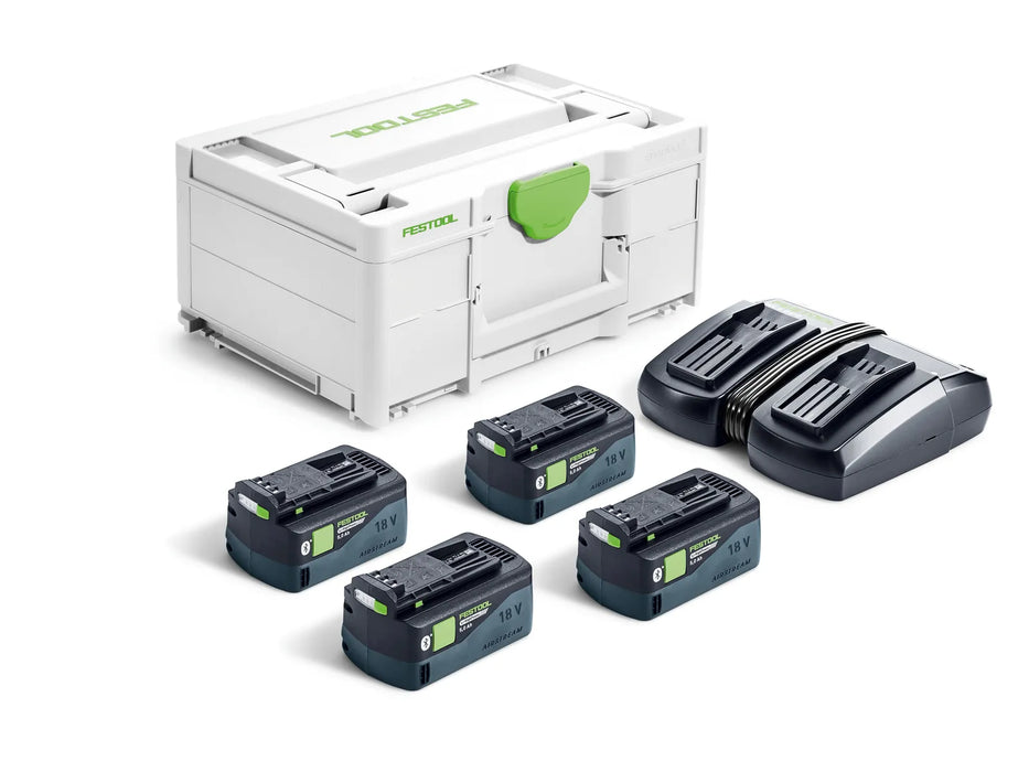 FESTOOL Energy Set SYS 18V 4xHP5/TCL6DUO