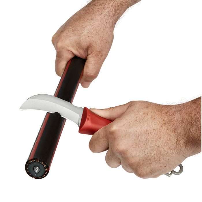 MILWAUKEE Lineman's Hawkbill Knife w/ STICKWORK™ 3 IN 1 Ring