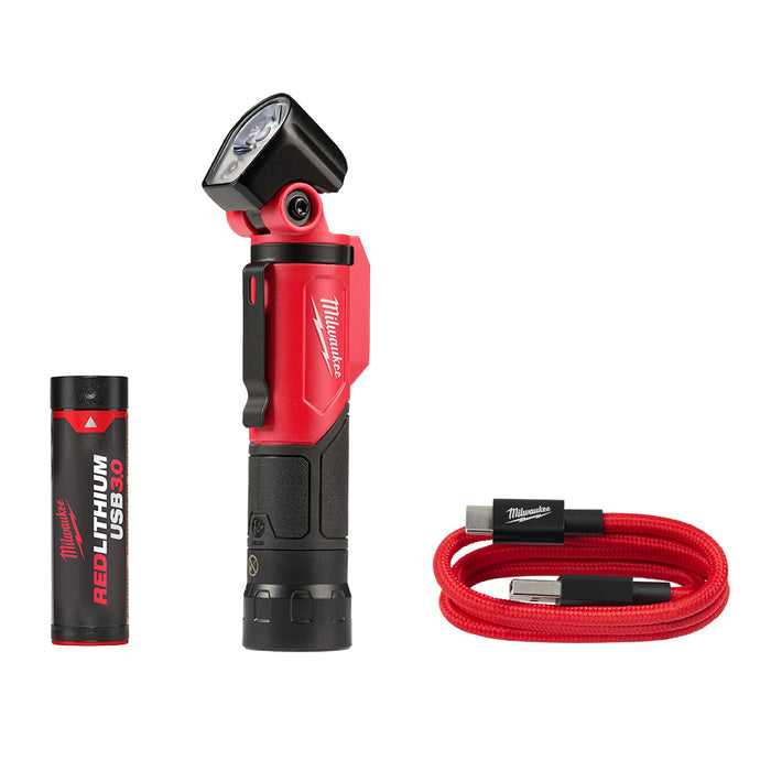 MILWAUKEE REDLITHIUM™ USB Pivoting Flashlight