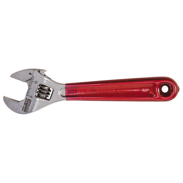 KLEIN TOOLS 4" Plastic Dipped Adjustable Wrench