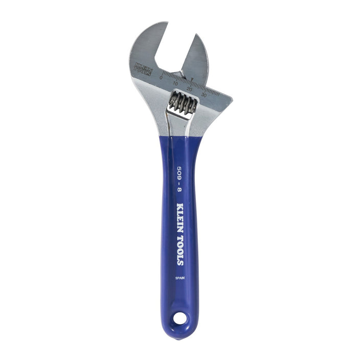 KLEIN TOOLS 8" Extra-Wide Jaw Adjustable Wrench