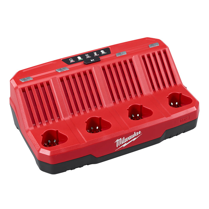 MILWAUKEE M12™ Four Bay Sequential Charger