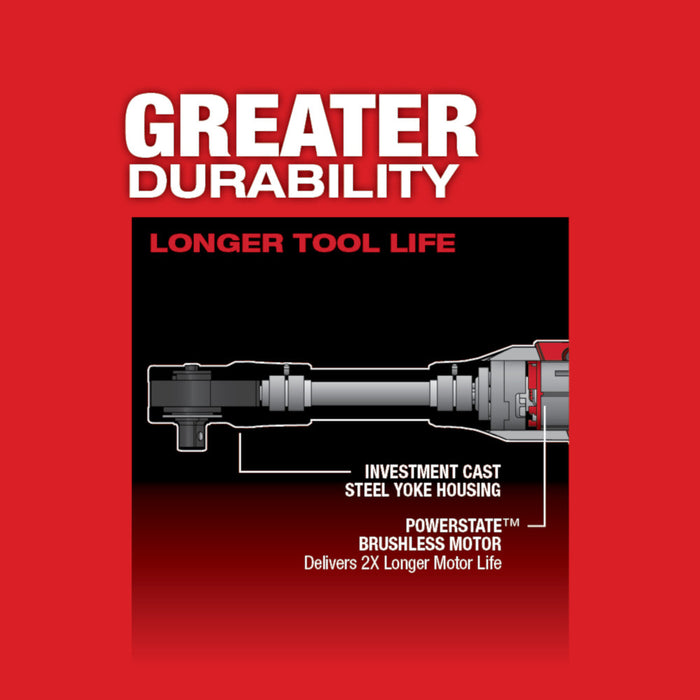 MILWAUKEE M12 FUEL™ 3/8" Extended Reach Ratchet (Tool Only)