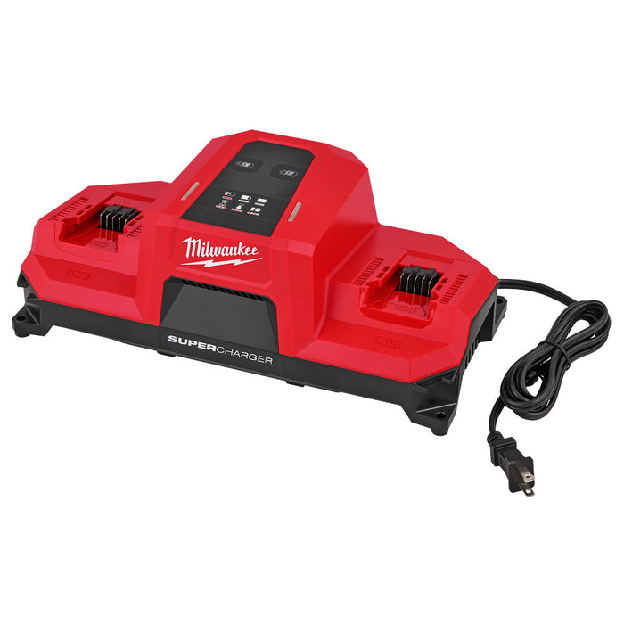 MILWAUKEE M18™ Dual Bay Simultaneous Super Charger w/ 4 Point Mounting