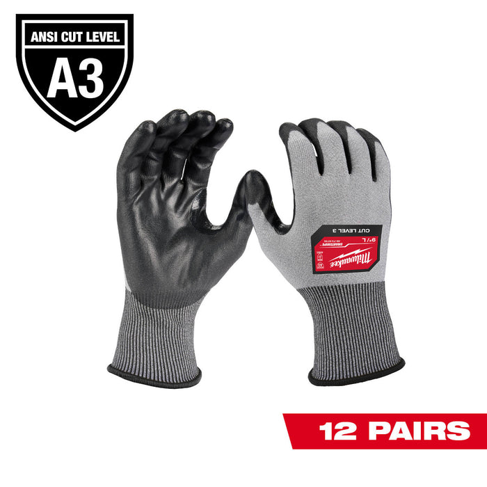 High Dex A3 Polyurethane Gloves-S