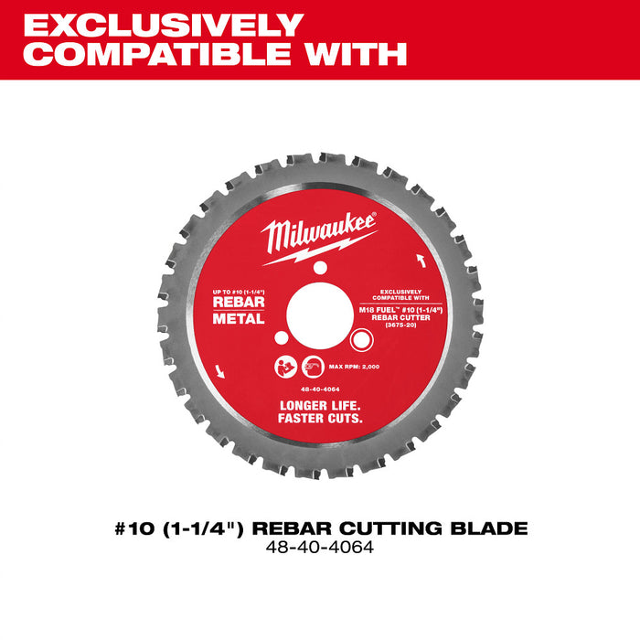 Milwaukee M18 FUEL™ #10 (1-1/4") Rebar Cutter 3675-20
