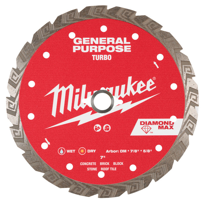 MILWAUKEE DIAMOND MAX™ Turbo General Purpose Blades