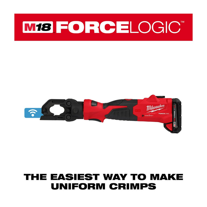 MILWAUKEE M18 FORCE LOGIC 6T Latched Linear Utility Crimper Kit