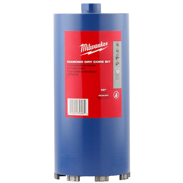 Milwaukee Tools 4" Dry Core Masonry Bit 48-17-0040